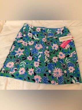 NWT LILLY PULITZER MONICA SKORT UPF 50+ SIZE 6 GOLF TILL YOU DROP SPEARMINT